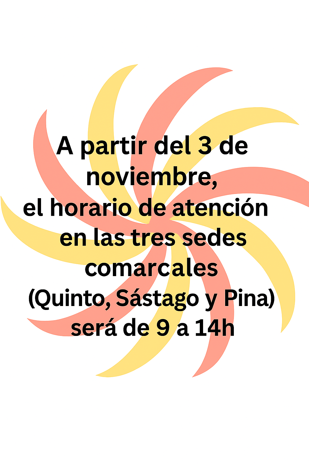 Horario Comarca