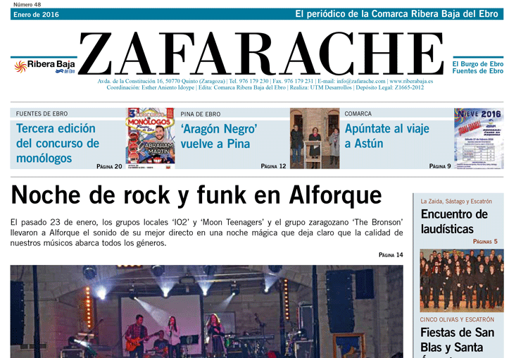 Portada del número 48 de zafarache