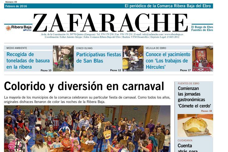 Portada del número 49 de Zafarache