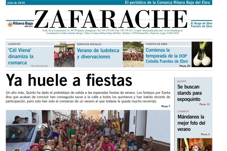 Portada del número 54 de Zafarache