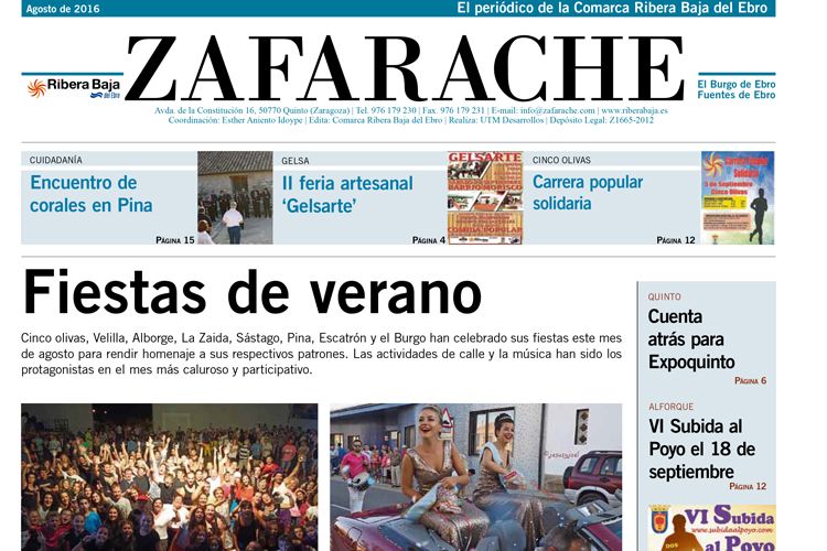 Portada del número 55 de zafarache
