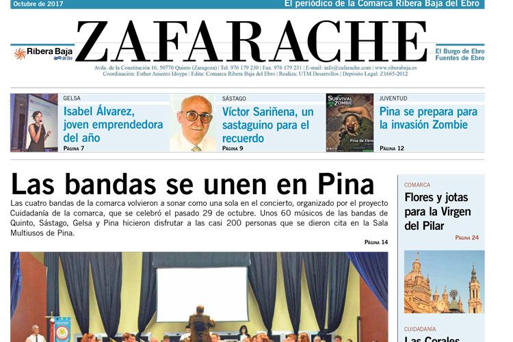 Portada zafarache octubre 2017