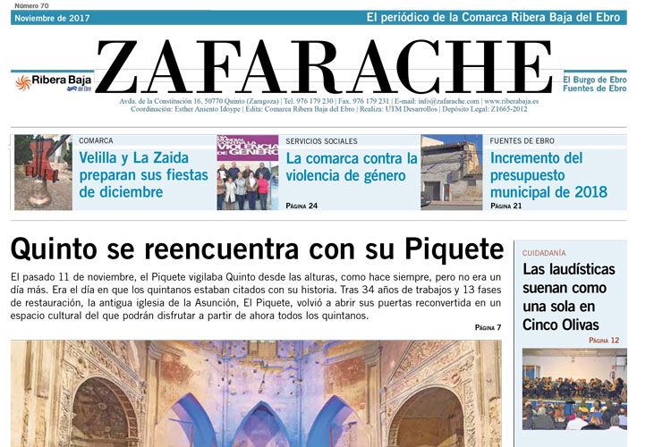 Portada zafarache 70
