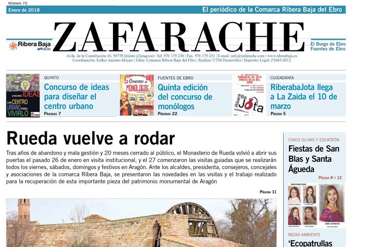 Portada zafarache 72