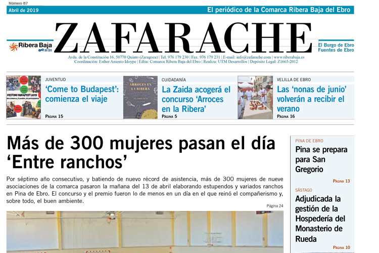 Portada zafarache 87