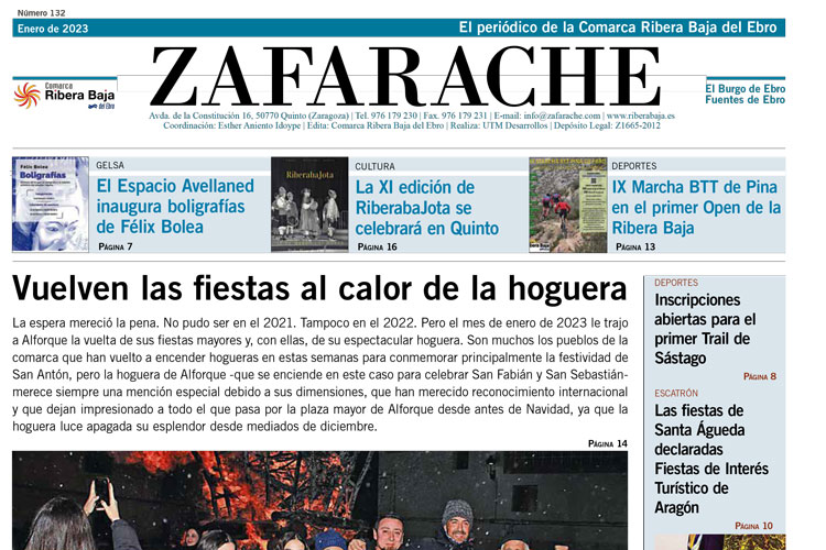 Portada Zafarache enero 2023