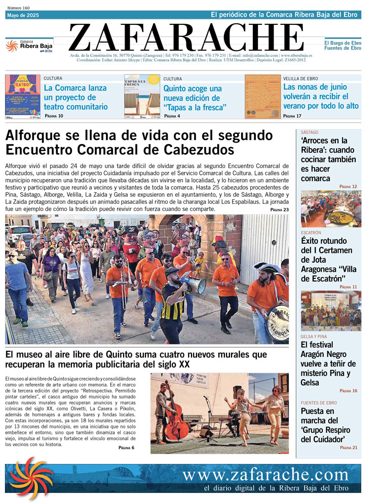 Portada Zafarache mayo 2025