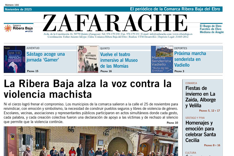 Portada zafarache noviembre 2025