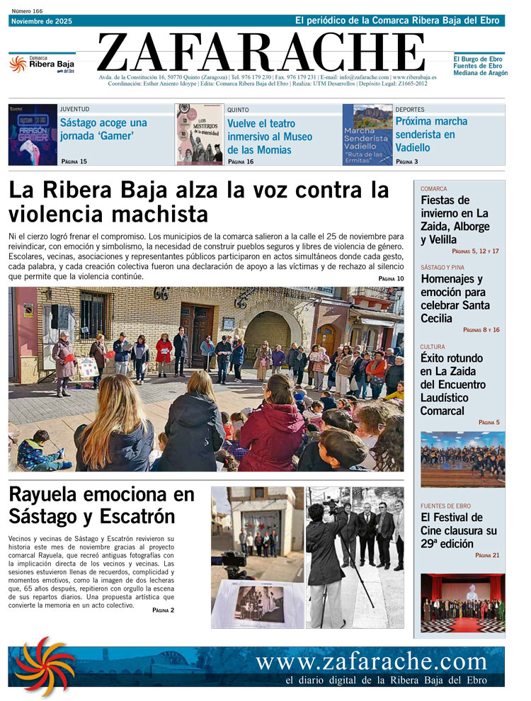 Portada zafarache noviembre 2025