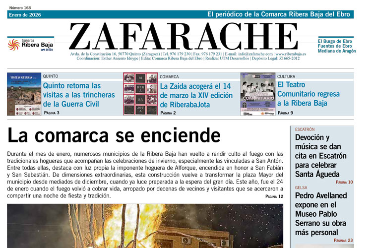 Portada Zafarache enero 2026
