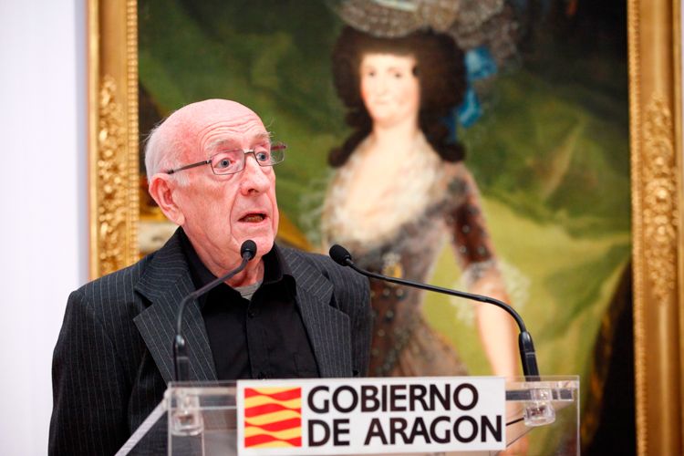 Foto de archivo de la septiembre de 2017, cuando Avellaned recogió el premio Aragón Goya