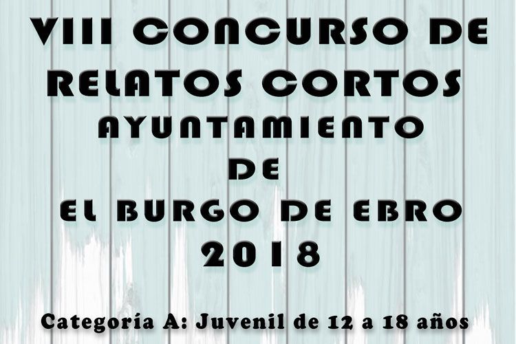 Cartel concurso relatos El Burgo