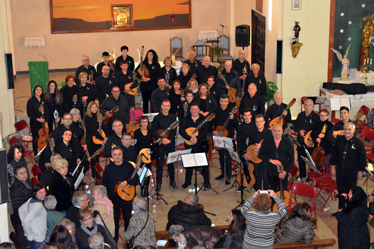 Foto concierto laudísticas Alborge