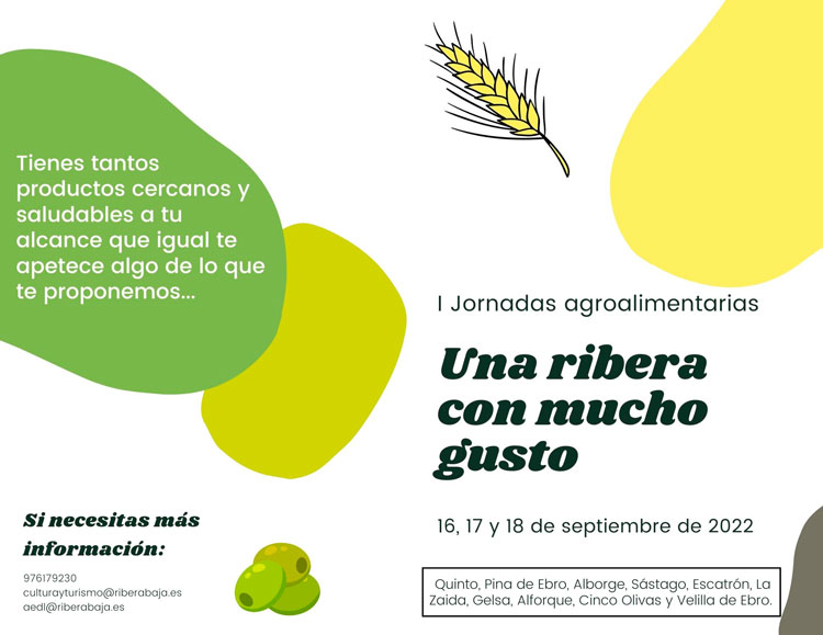 Jornadas gastronómicas Una ribera con mucho gusto