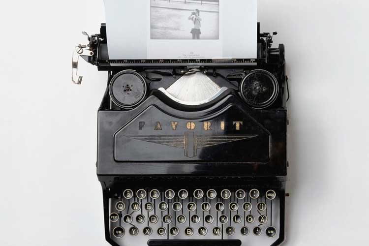 La cámara de escribir