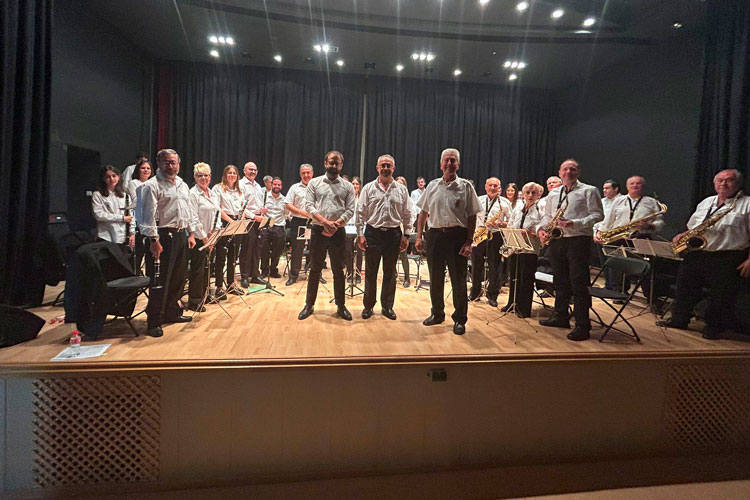Foto de archivo del concierto de las bandas de 2023 en Gelsa