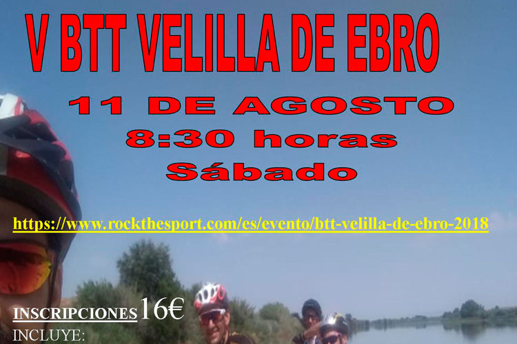 Cartel BTT Velilla