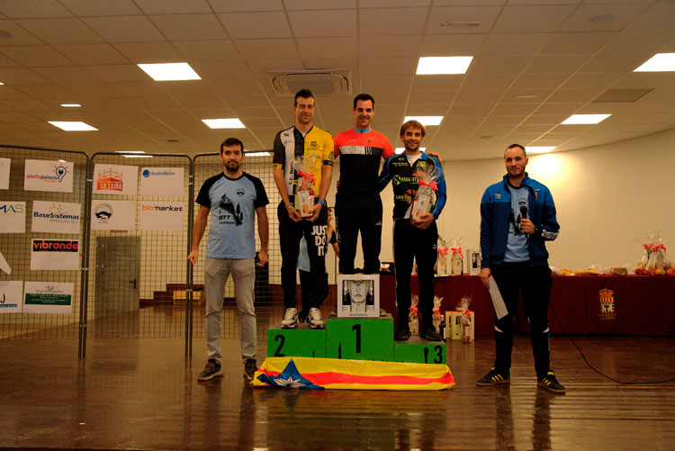 Imagen de archivo de los ganadores de la BTT de La Zaida de 2024
