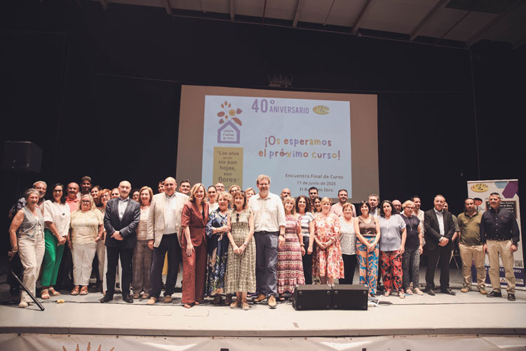 Foto de archivo de la celebración el año pasado del 40 aniversario del CPEPA, en el Burgo de Ebro.