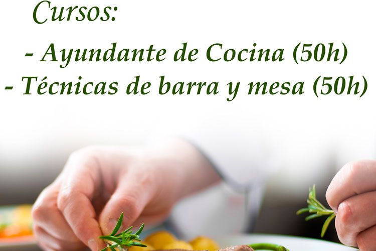Cartel cursos cocina