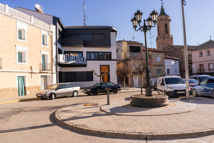 Plaza del Ayuntamiento de Sástago