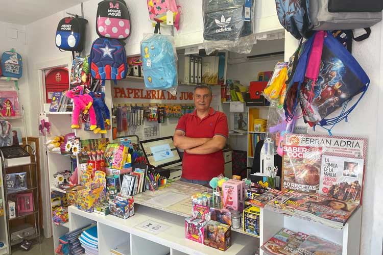 La papelería de Juan El Burgo de Ebro
