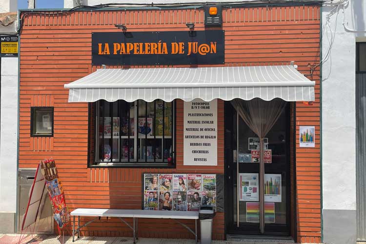 La papelería de Juan El Burgo de Ebro
