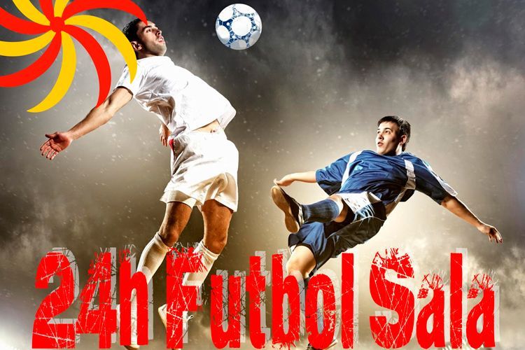 Cartel 24 horas fútbol sala