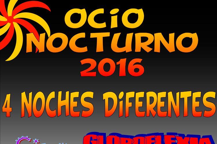 Cartel ocio nocturno 2016