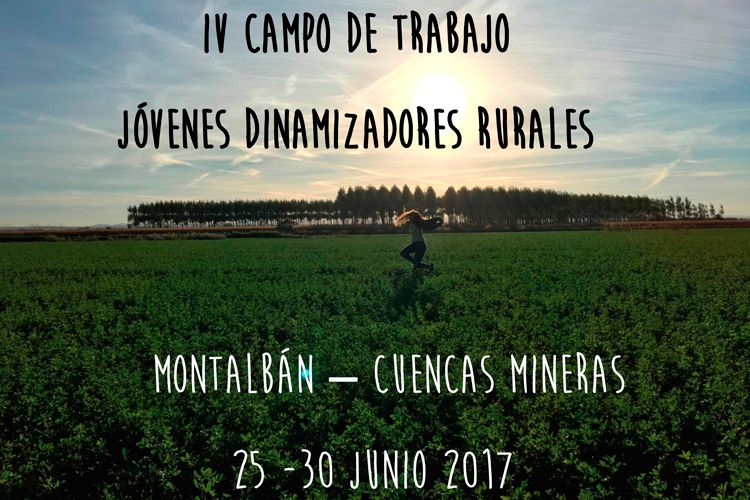 Cartel campo de trabajo en Montalbán