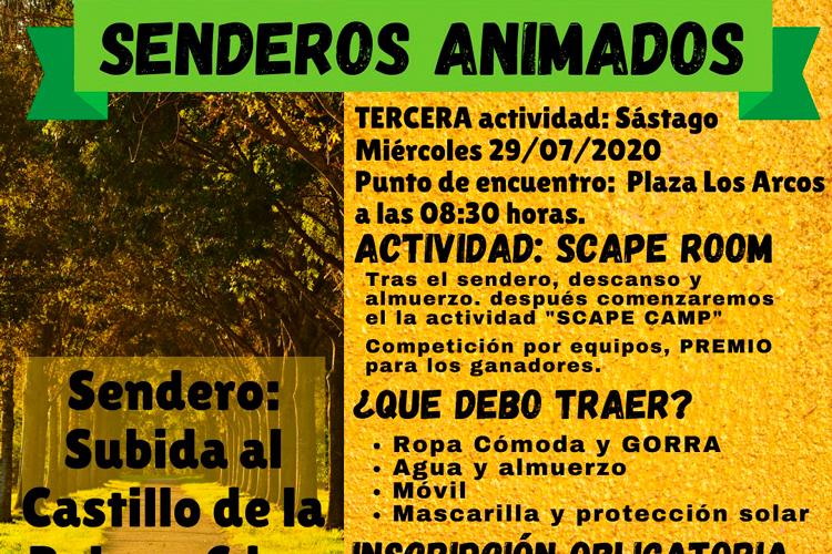 Sendero animado Sástago