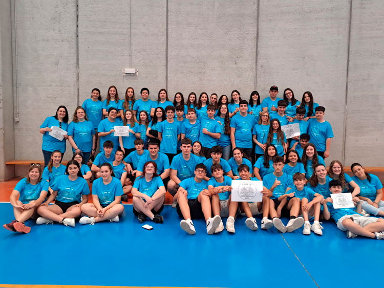 Grupo de jóvenes participantes en el proyecto Come to Ámsterdam