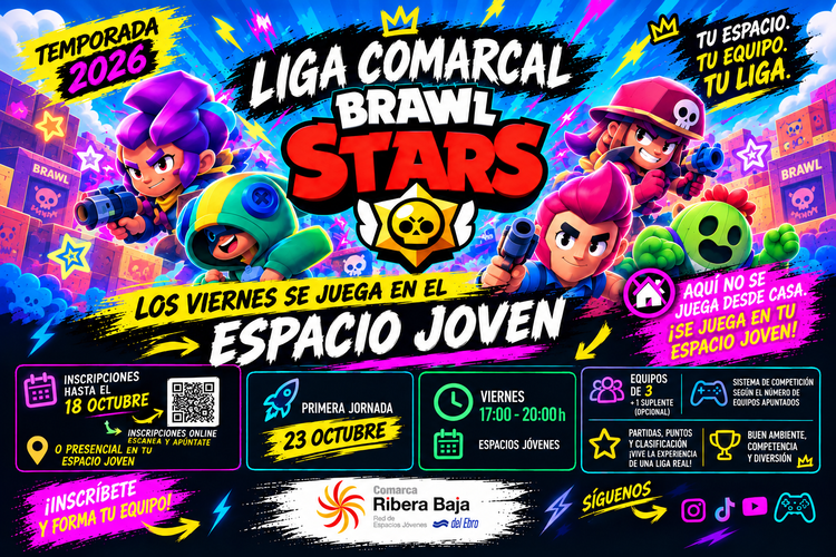 Juventud lanza la segunda edición de la Liga Comarcal de Brawl Stars