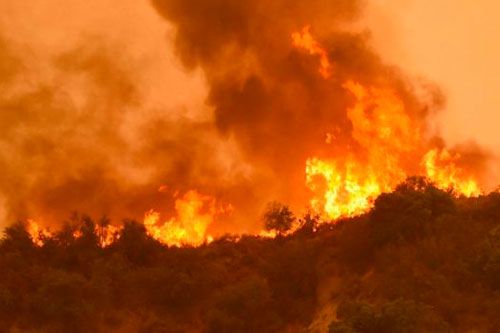 Imagen de archivo de incendio