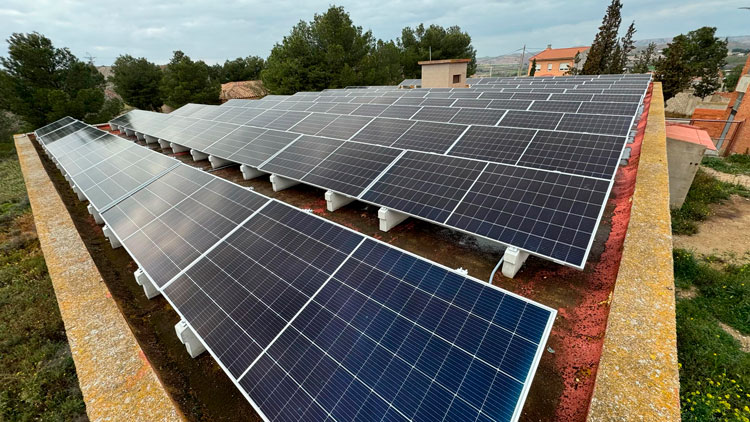 Placas solares Sástago