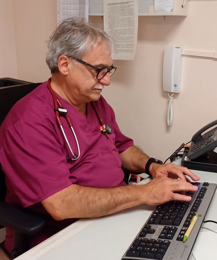 Jesús Zumeta, coordinador de la zona de Salud Fuentes de Ebro