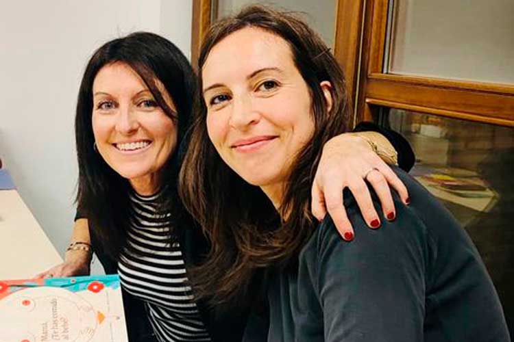 Nélida Sorrosal y Sabina Blasco 