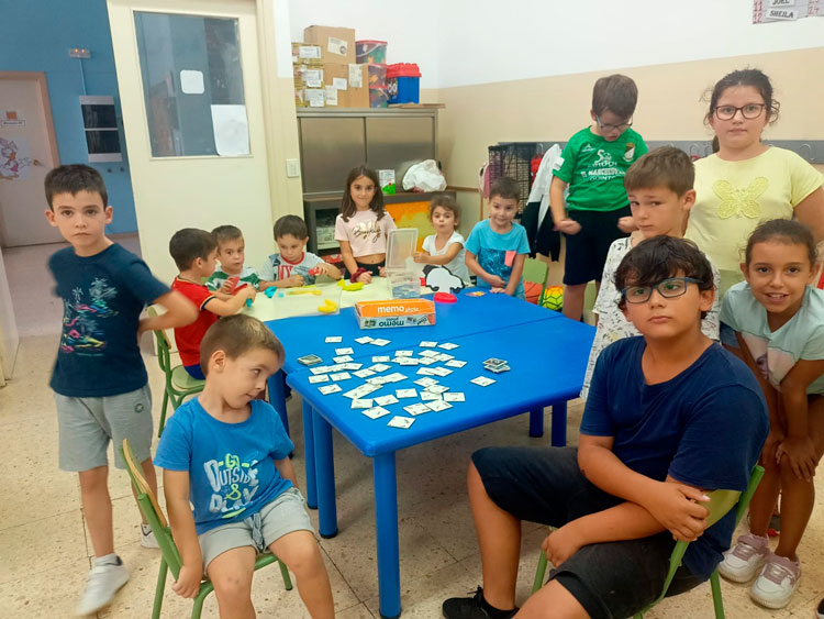 Imagen del comedor escolar de Quinto
