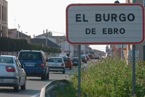 Imagen de archivo de la N-232 a su paso por El Burgo