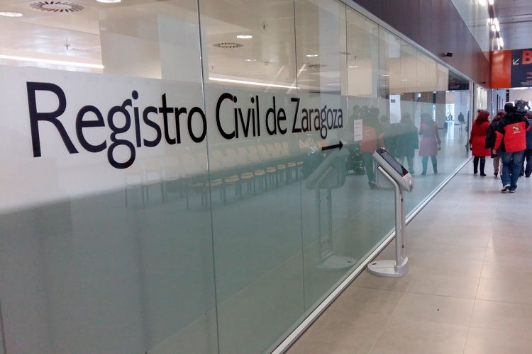 Foto archivo registro civil