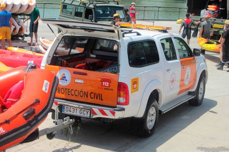 Coche Ribera Baja del Ebro protección civil