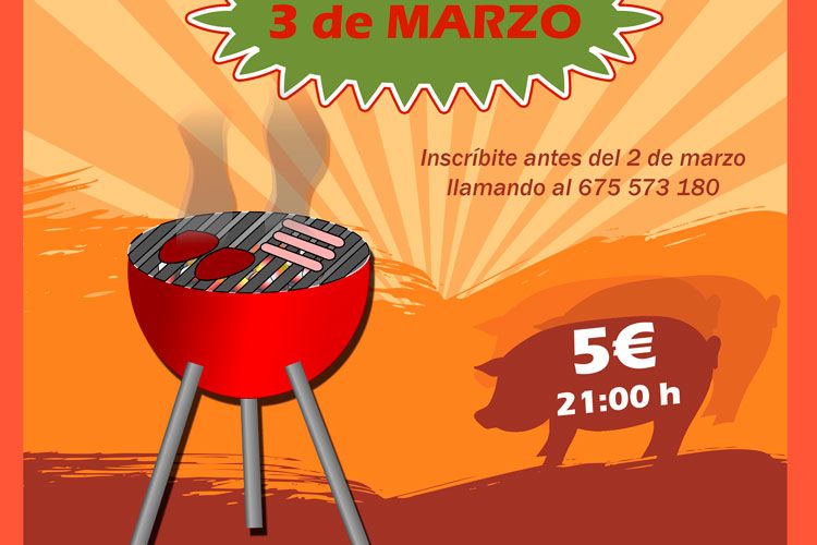 Cartel cómete el cerdo