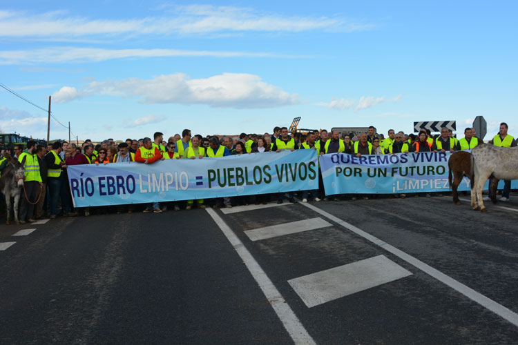 Manifestación Quinto limpieza Ebro