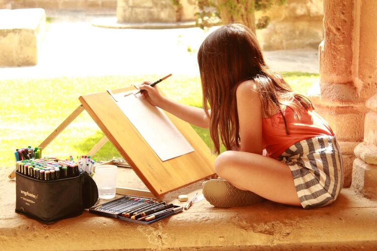 Dibujo en Rueda