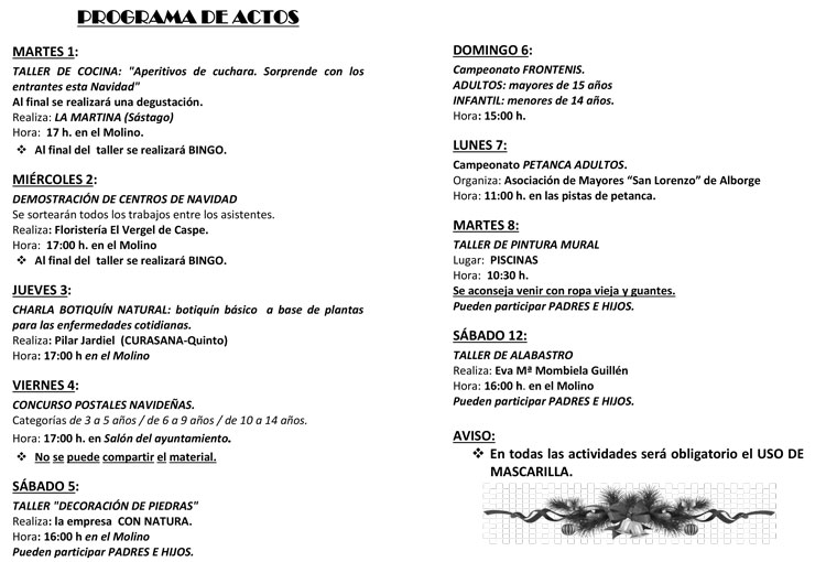 20201203 zafarache alborge semana cultural