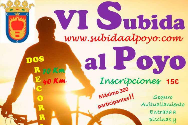 Cartel VI subida al poyo en Alforque