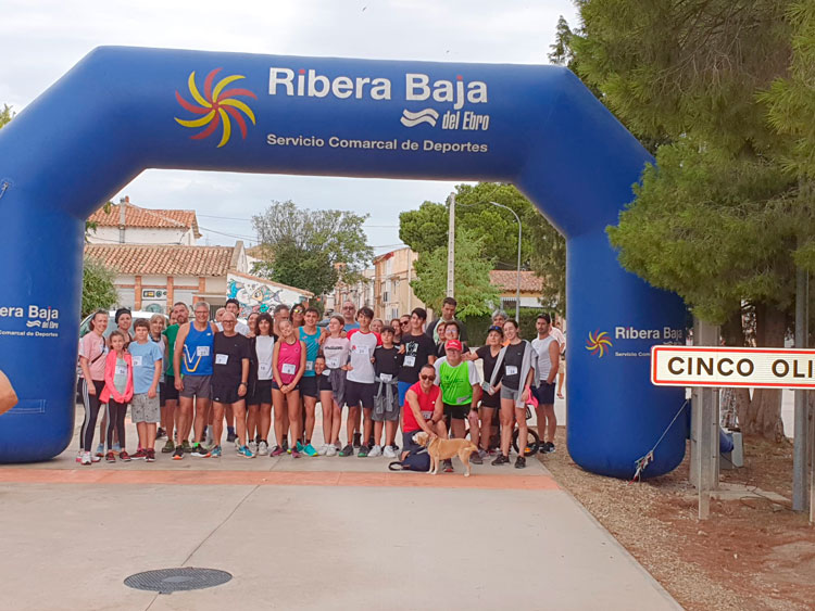 Imagen de archivo de la carrera solidaria de Cinco Olivas de 2023