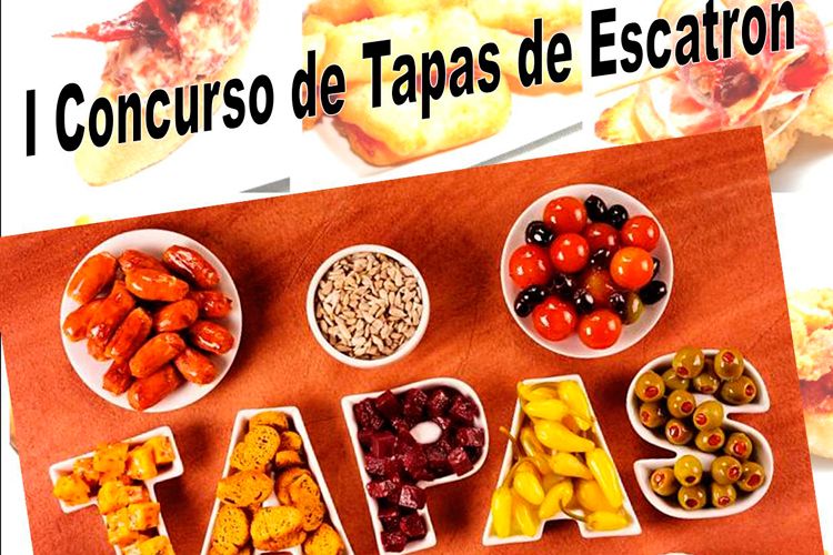 Cartel I concurso de tapas de Escatrón