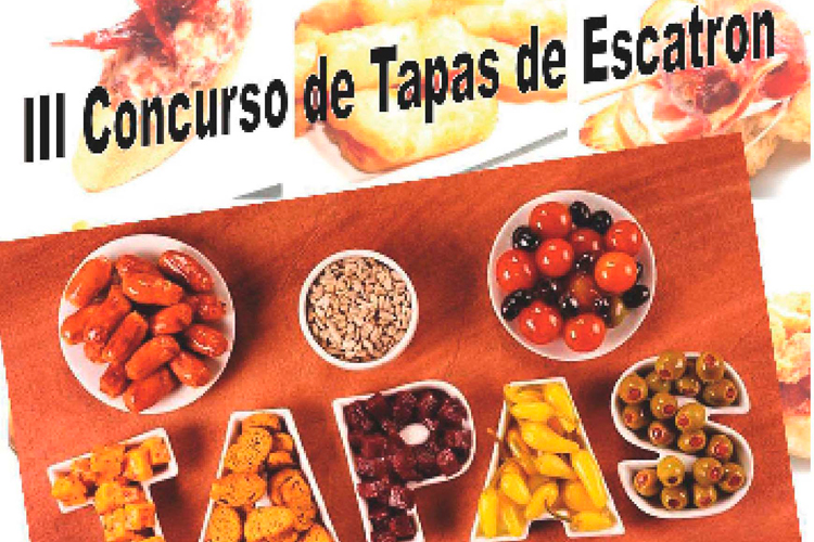 Cartel tapas Escatrón