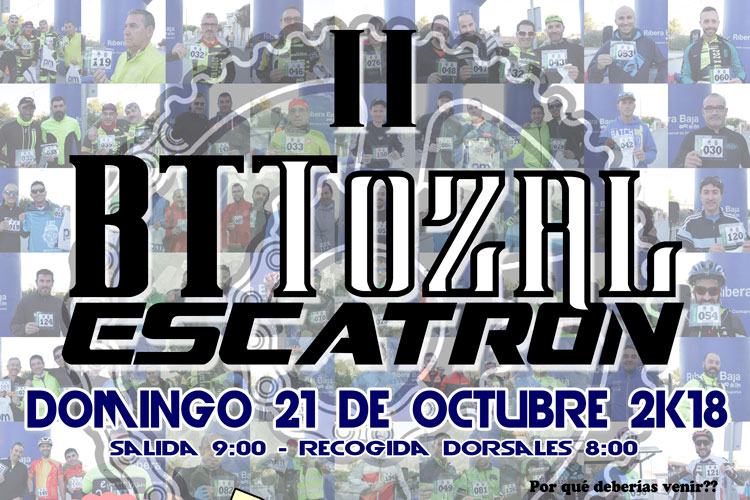 Cartel BTT Escatrón